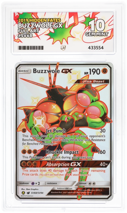 ACE 10 - Buzzwole GX - SV68/SV94 - Hidden Fates - Pokemon