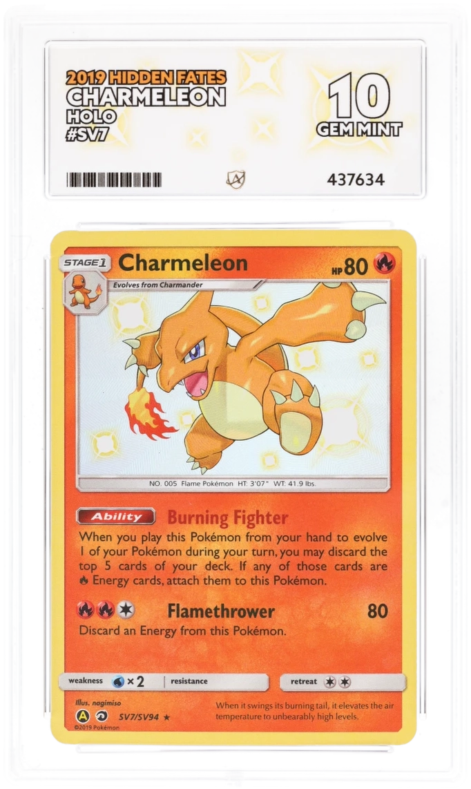 Charmeleon Holo SV7 - Ace 10 - Hidden Fates