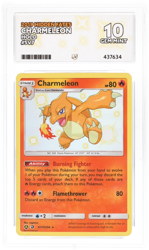 Charmeleon Holo SV7 - Ace 10 - Hidden Fates