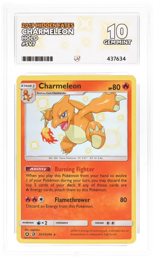 Charmeleon Holo SV7 - Ace 10 - Hidden Fates
