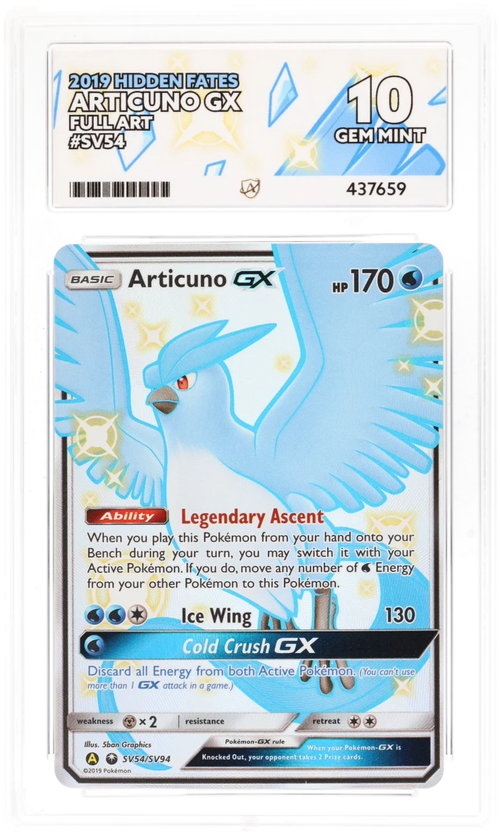Articuno GX SV54 - Ace 10 - Hidden Fates