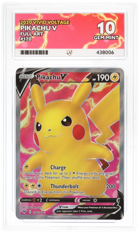 ACE 10 - Pikachu V - 170/185 - Vivid Voltage - Pokemon