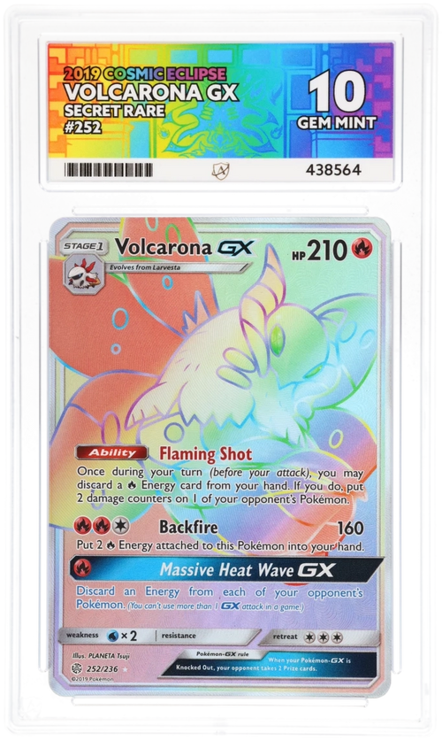 Volcarona GX 252 - Ace 10 - Cosmic Eclipse