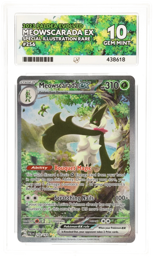 Meowscarada ex 256 - Ace 10 - Paldea Evolved