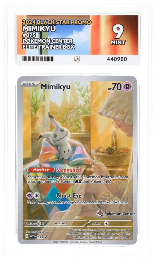Mimikyu 075 - Ace 9 - Pokemon Center Elite Trainer Box Promo