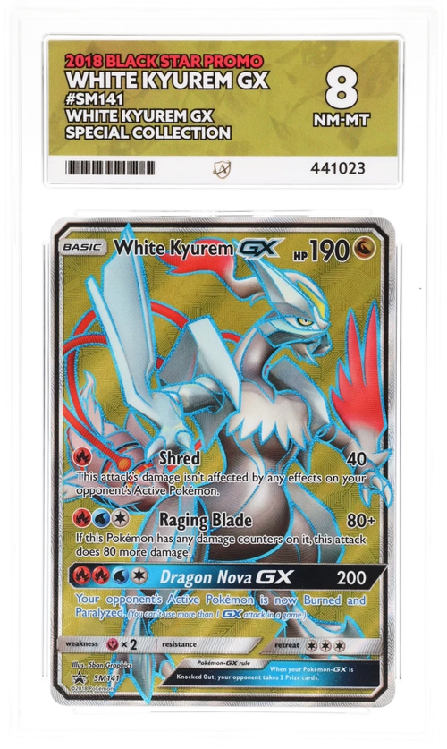 White Kyurem GX SM141 - Ace 8 - Black Star Promo