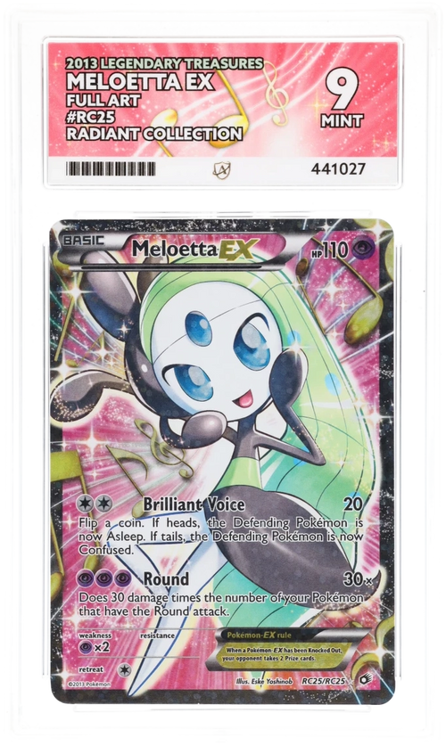 Meloetta EX Full Art RC25 - Ace 9 - Legendary Treasures