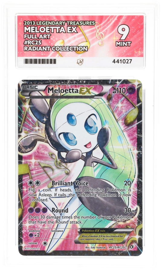 Meloetta EX Full Art RC25 - Ace 9 - Legendary Treasures