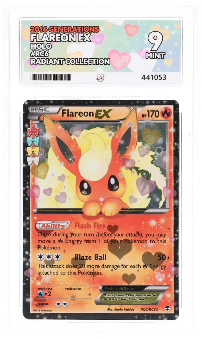 Flareon EX Holo RC6 - Ace 9 - Generations