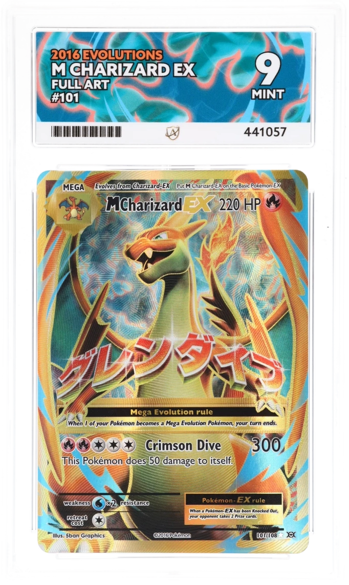 M Charizard EX Full Art 101 - Ace 9 - Evolutions