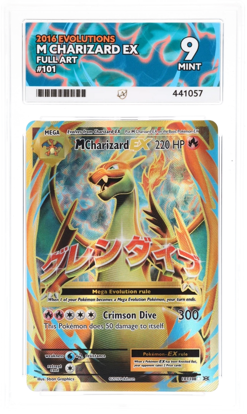 M Charizard EX Full Art 101 - Ace 9 - Evolutions