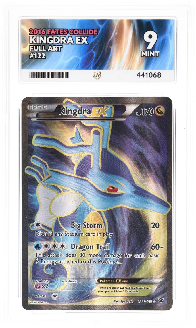 Kingdra EX Full Art 122/124 - Ace 9 - 2016 Fates Collide