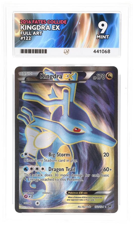 Kingdra EX Full Art 122/124 - Ace 9 - 2016 Fates Collide