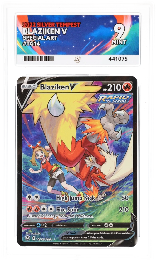 Blaziken V TG14 - Ace 9 - Silver Tempest