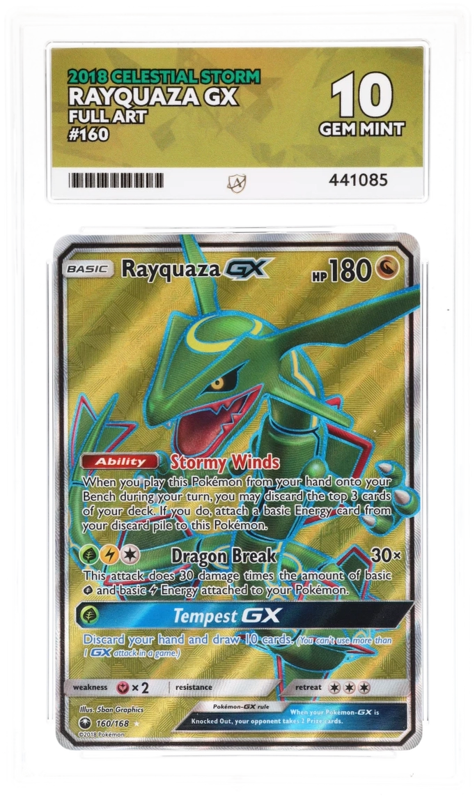 Rayquaza GX 160/168 - Ace 10 - Celestial Storm