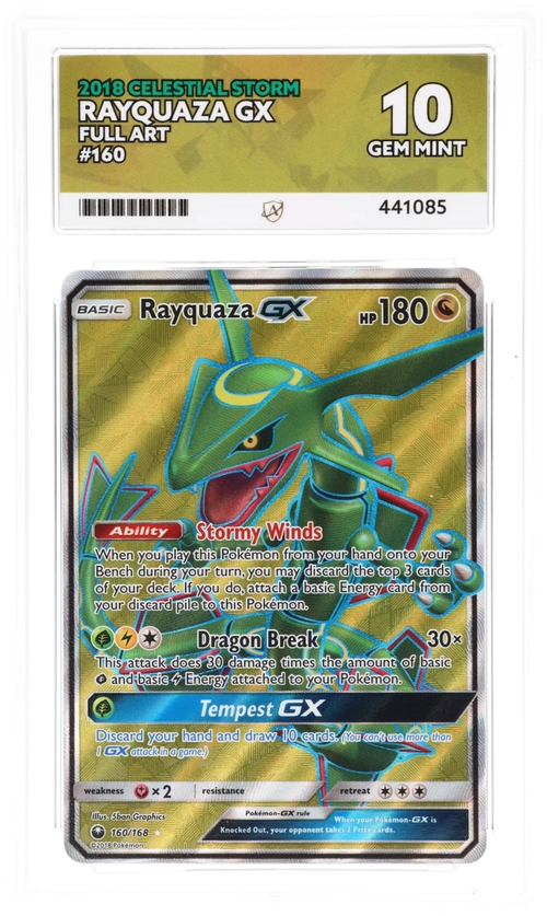 Rayquaza GX 160/168 - Ace 10 - Celestial Storm