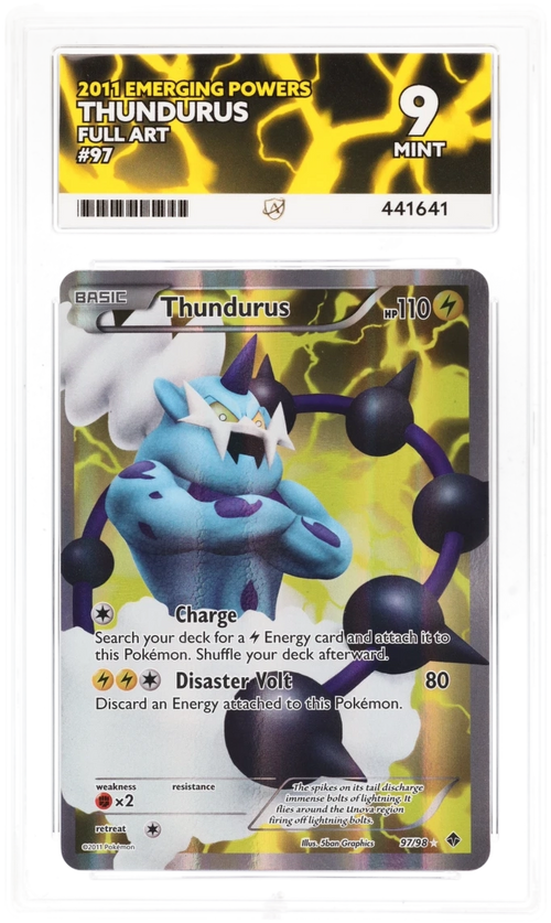 Thundurus Full Art 97/98 - Ace 9 - Emerging Powers
