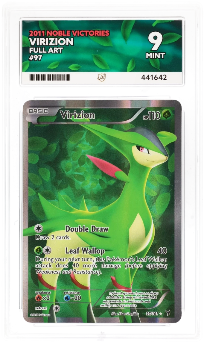 Virizion Full Art 97/101 - Ace 9 - Noble Victories
