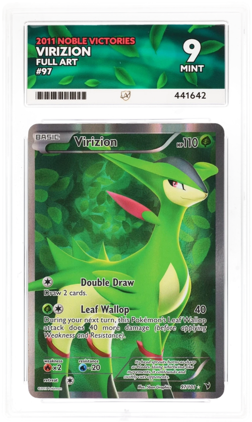 Virizion Full Art 97/101 - Ace 9 - Noble Victories