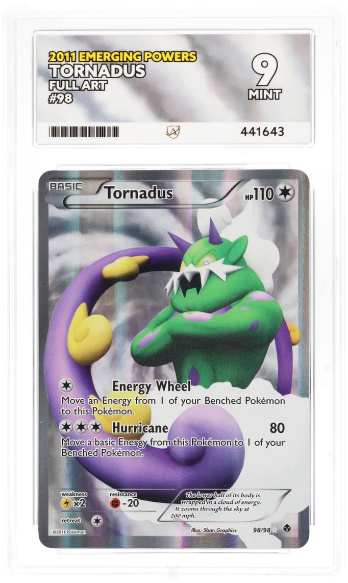 Tornadus Full Art 98/98 - Ace 9 - Emerging Powers