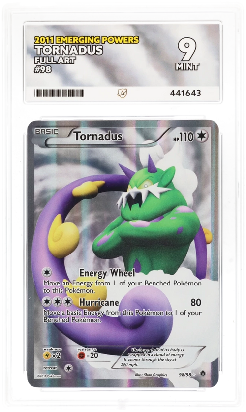 Tornadus Full Art 98/98 - Ace 9 - Emerging Powers