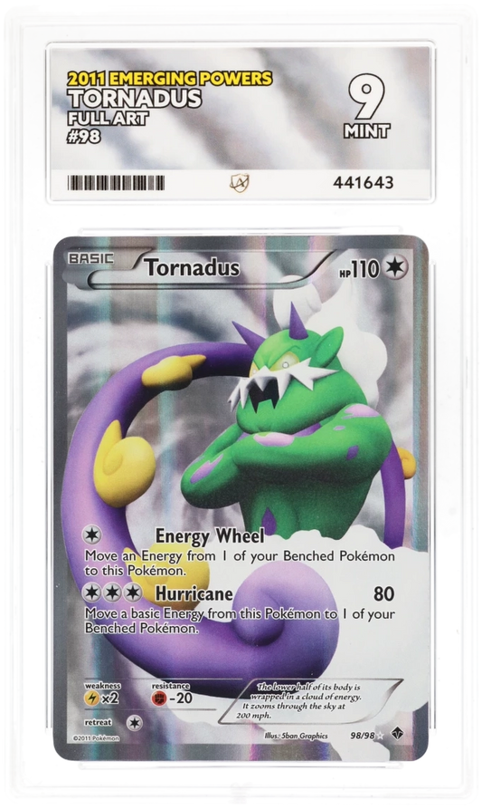 Tornadus Full Art 98/98 - Ace 9 - Emerging Powers