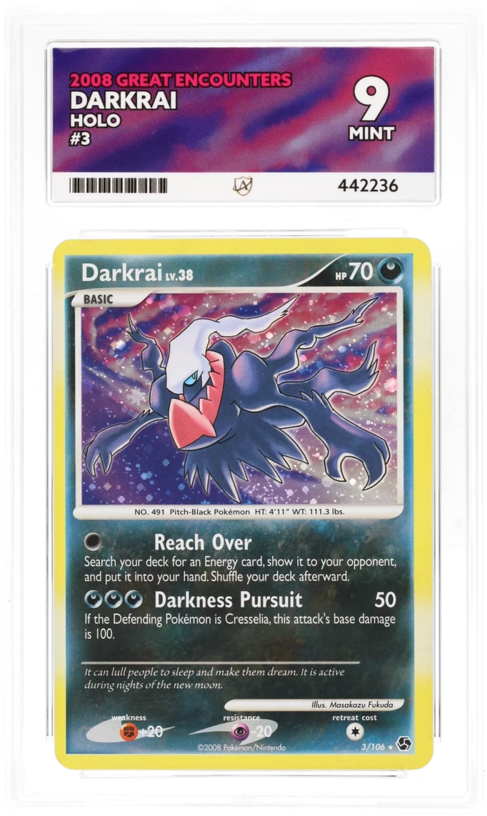 ACE 9   - Darkrai Holo - 3/106 - Great Encounters - Pokemon