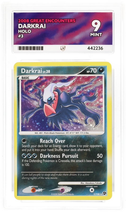 ACE 9   - Darkrai Holo - 3/106 - Great Encounters - Pokemon