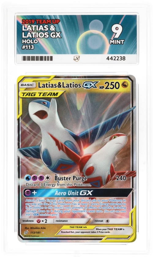 Latias & Latios GX 113 - Ace 9 - Team Up