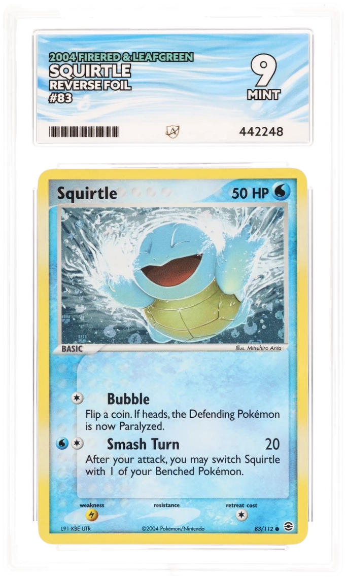 ACE 9 - Squirtle - 83/112 - FireRed & LeafGreen - Pokemon - front