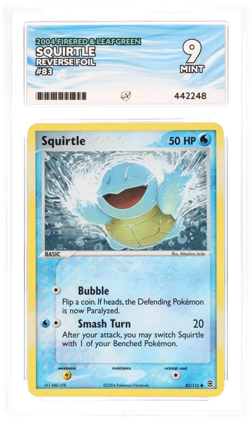 ACE 9 - Squirtle - 83/112 - FireRed & LeafGreen - Pokemon - front