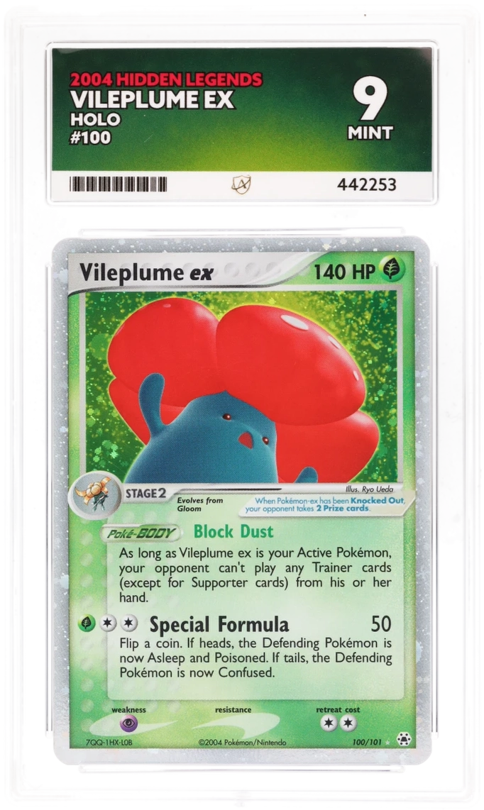 ACE 9 - Vileplume ex - 100/101 - Hidden Legends - Pokemon - front
