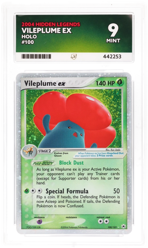 ACE 9 - Vileplume ex - 100/101 - Hidden Legends - Pokemon - front