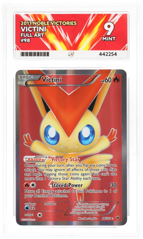 ACE 9 - Victini - 98/101 - Noble Victories - Pokemon - front