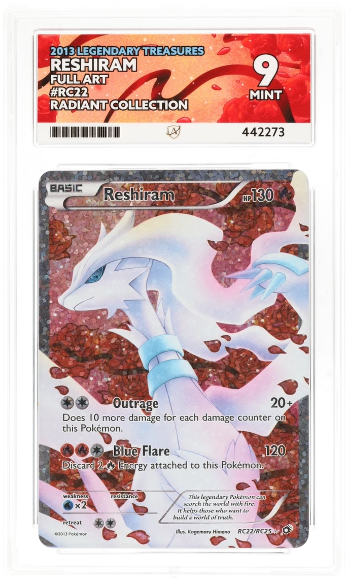 ACE 9 - Reshiram - RC22/RC25 - Legendary Treasures - Radiant Collection - Pokemon - front