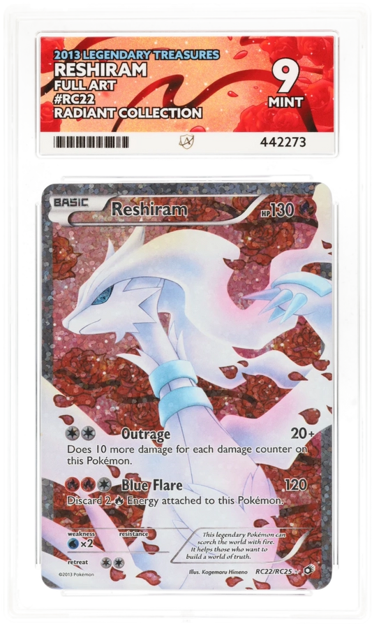 ACE 9 - Reshiram - RC22/RC25 - Legendary Treasures - Radiant Collection - Pokemon - front