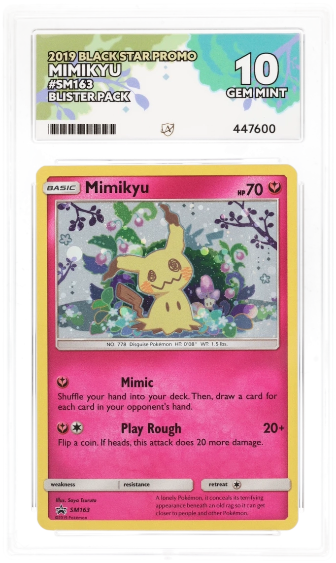 Mimikyu SM163 - Ace 10 - Black Star Promo