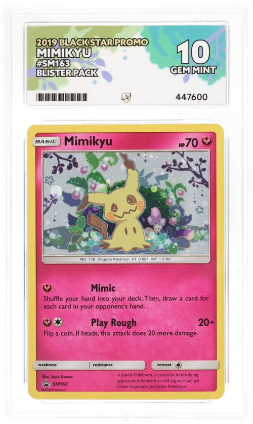 Mimikyu SM163 - Ace 10 - Black Star Promo