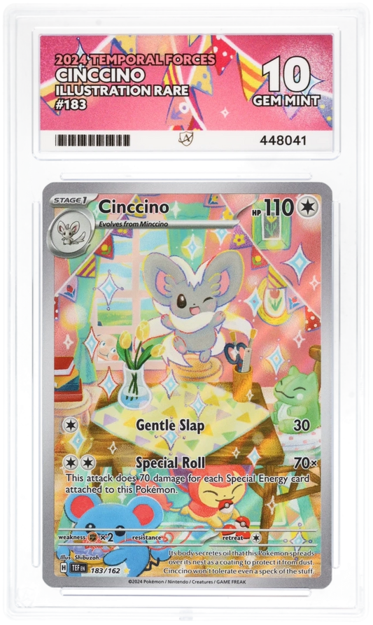 ACE 10 - Cinccino - 183/162 - Temporal Forces - Pokemon