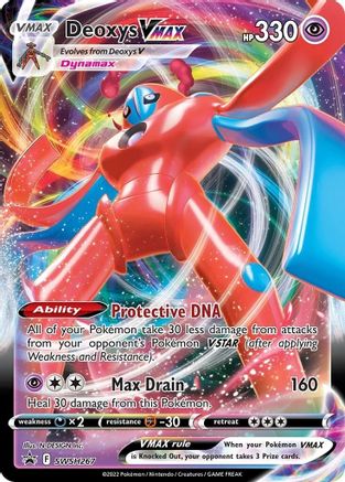 Deoxys VMAX - SWSH267 SWSH267/307 - SWSH Sword & Shield Promo Cards Holofoil