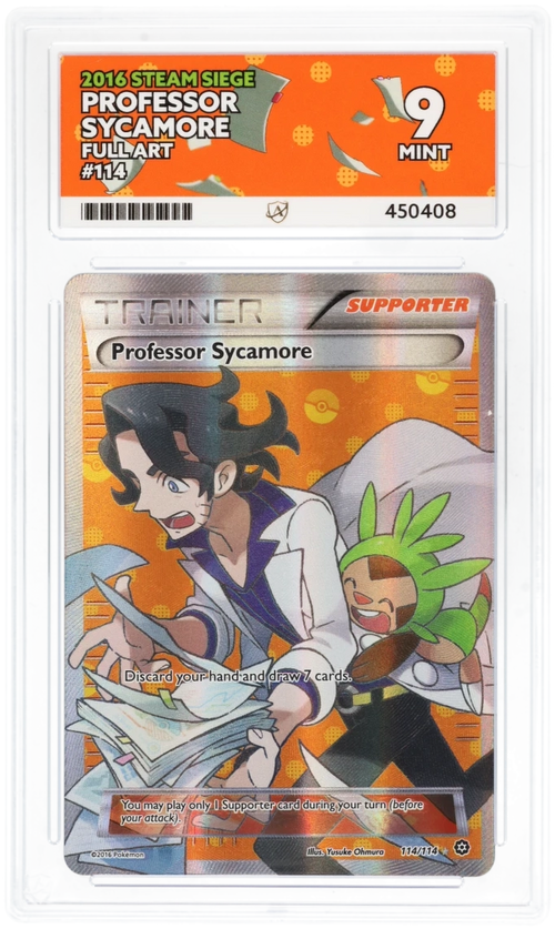 ACE 9 - Professor Sycamore Full Art - 114/114 - Steam Siege - Pokemon