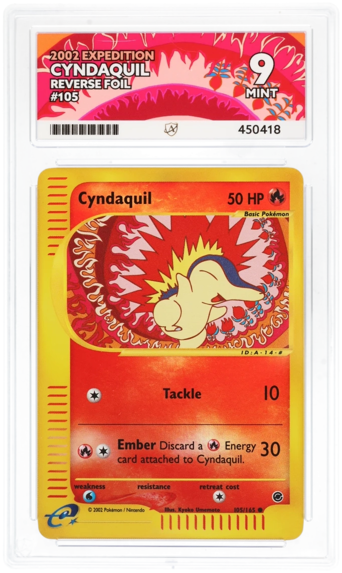 ACE 9 - Cyndaquil - 105/165 - Expedition - Pokemon - front