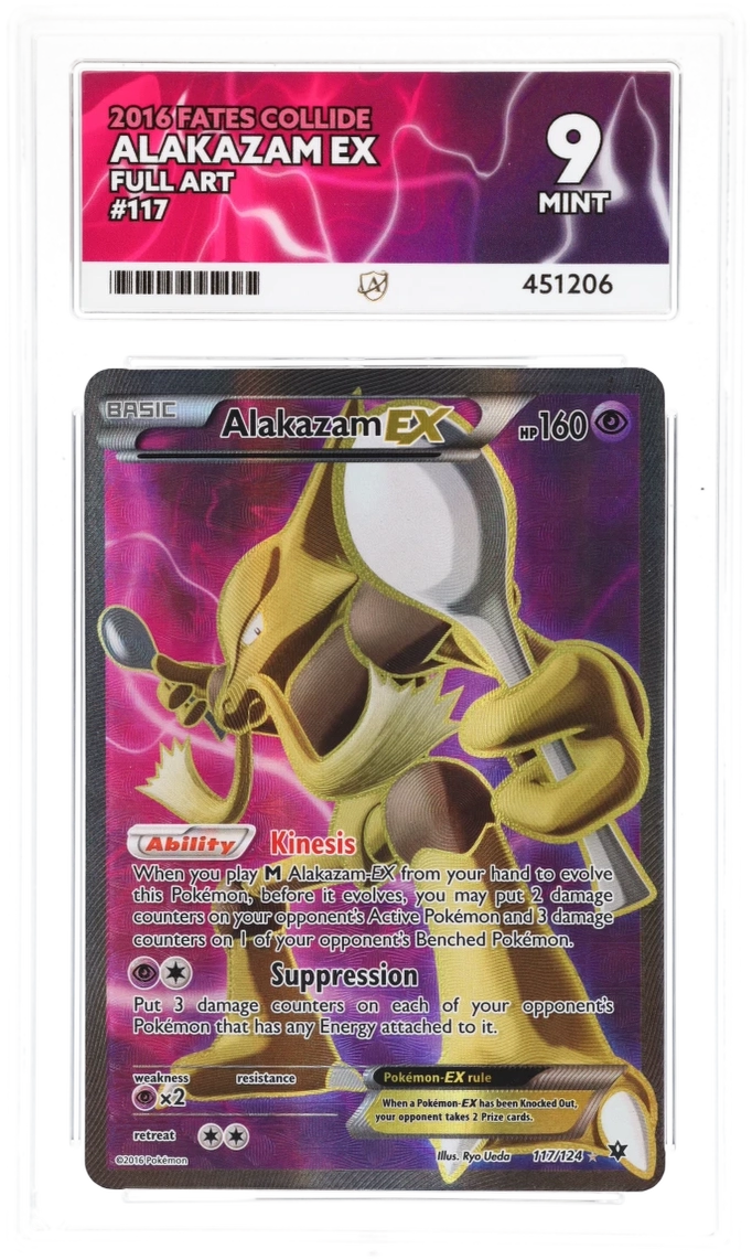 Alakazam EX Full Art 117/124 - Ace 9 - 2016 Fates Collide