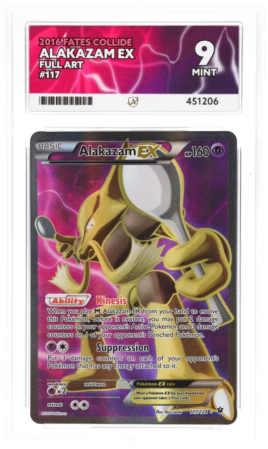 Alakazam EX Full Art 117/124 - Ace 9 - 2016 Fates Collide