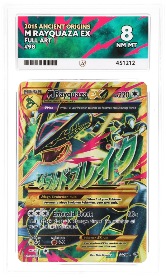 M Rayquaza EX Full Art 98/98 - Ace 8 - Ancient Origins