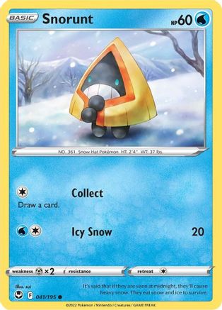 Snorunt 41/195 - Silver Tempest