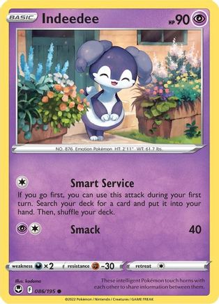 Indeedee 86/195 - Silver Tempest