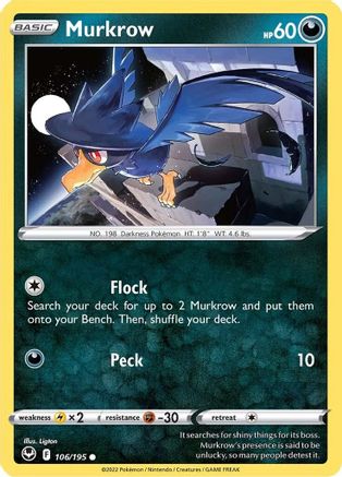 Murkrow 106/195 - Silver Tempest
