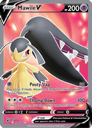 Mawile V 178/195 - Silver Tempest Holofoil
