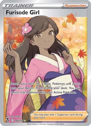 Furisode Girl 190/195 - Silver Tempest Holofoil